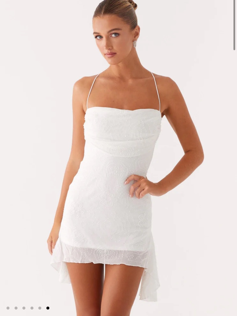 Peppermayo White Mini Dress